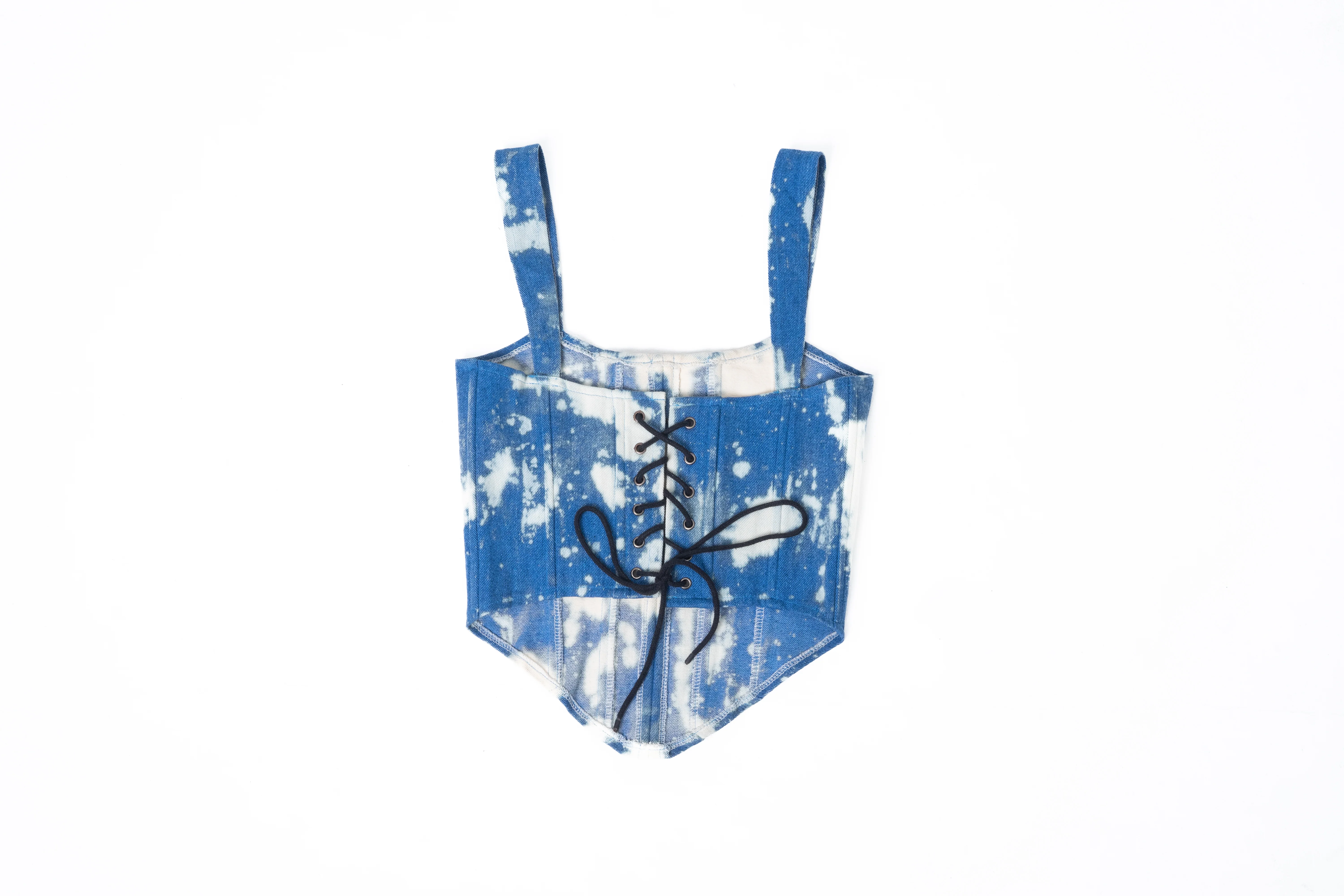 CUSTOM DENIM CORSET. - Image 3