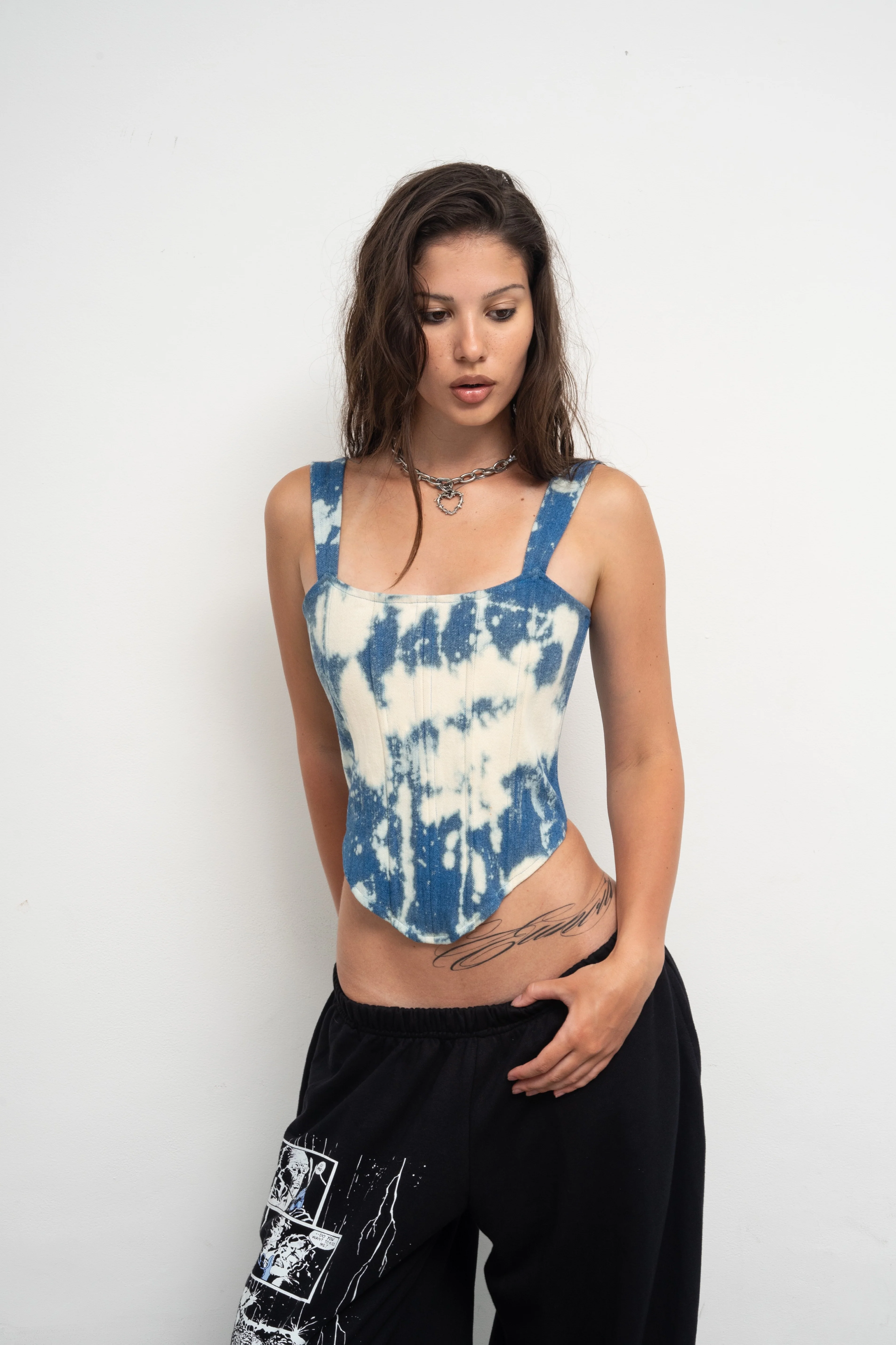 CUSTOM DENIM CORSET. - Image 4