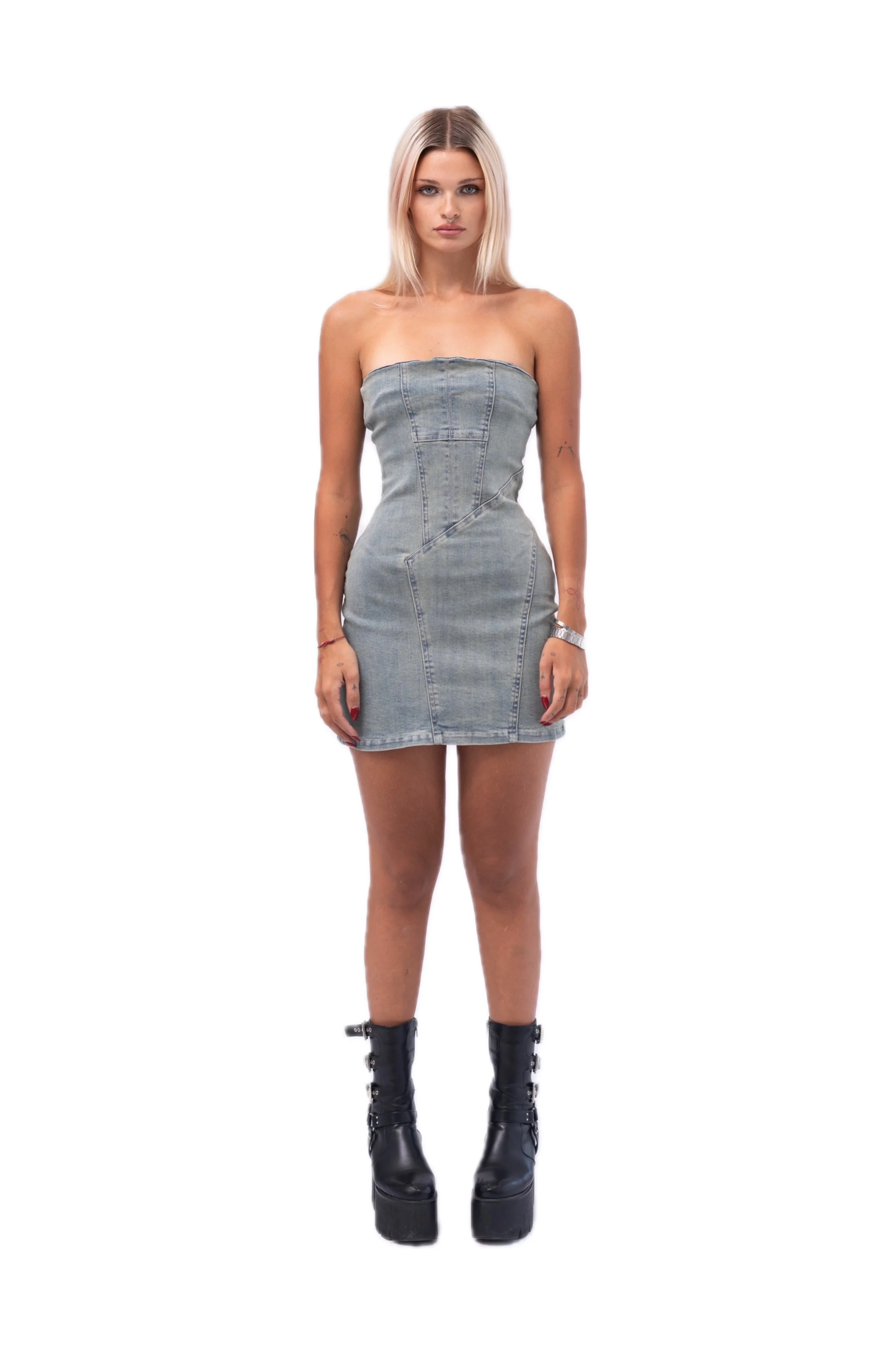 DRESS DENIM MINI. - Image 5