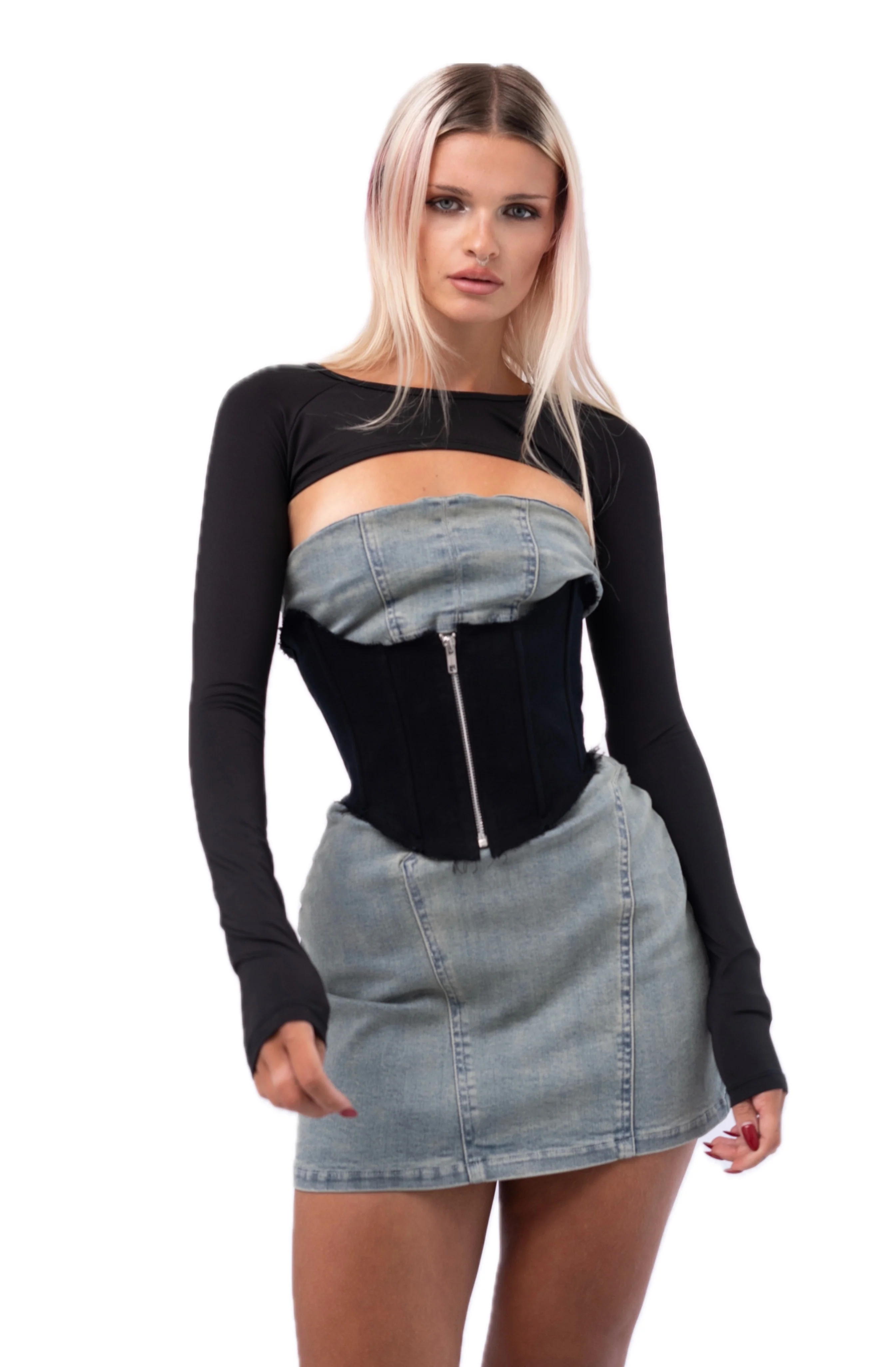 DRESS DENIM MINI. - Image 6