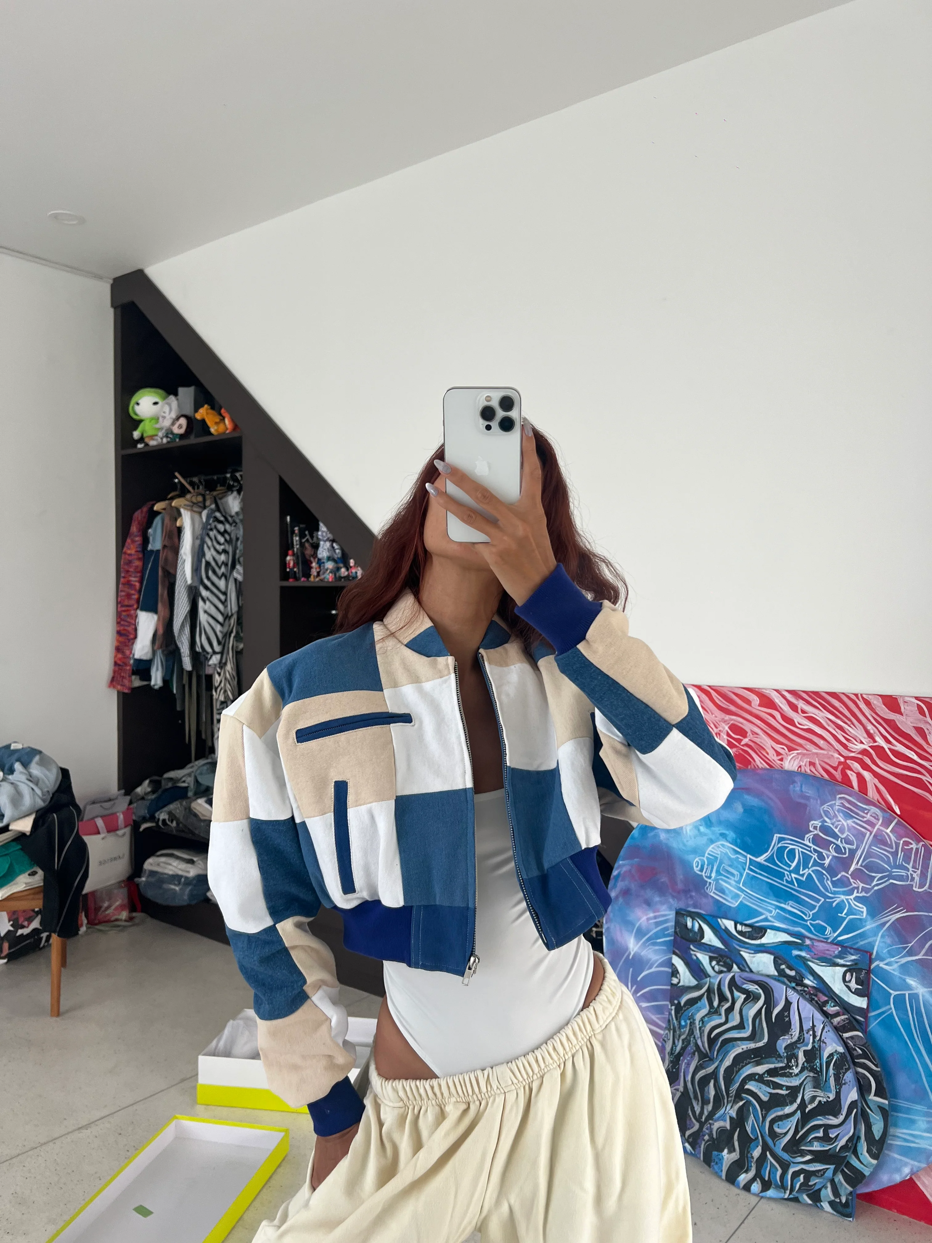 JACKET DENIM PATCHWORK. - Image 7