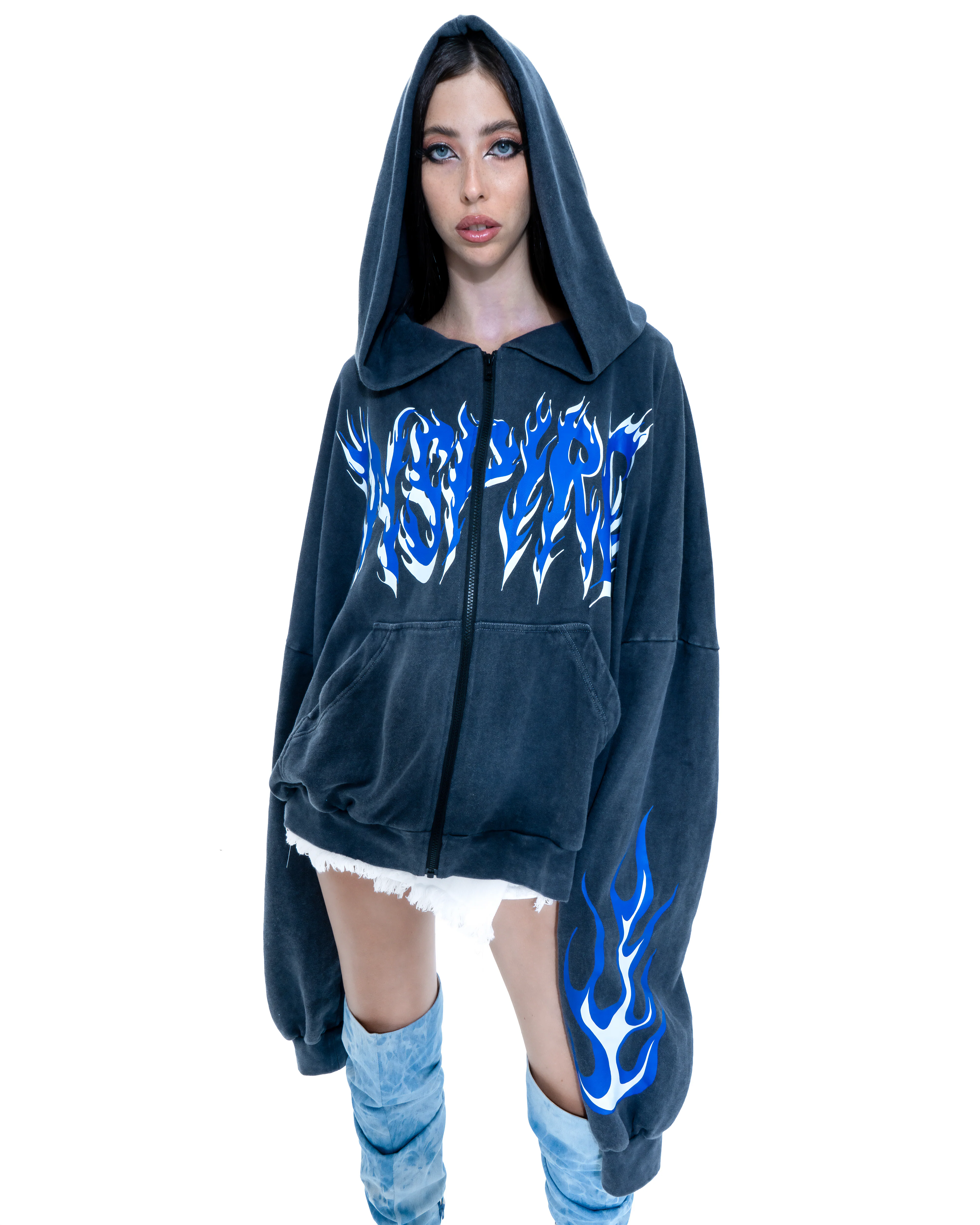 ZIP HOODIE FIRE. - Image 4